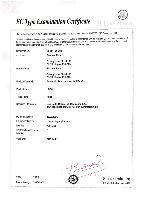 GL certificate page 1